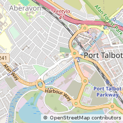 Map of Port Talbot