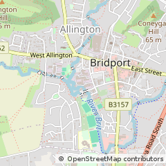 Map of Bridport, Dorset