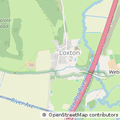 Map of Loxton, Somerset