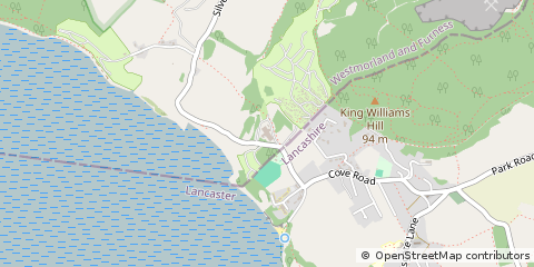 Map of NR Carnforth, Lancs