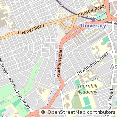 Map of Sunderland