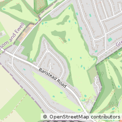 Map of Banstead, Surrey