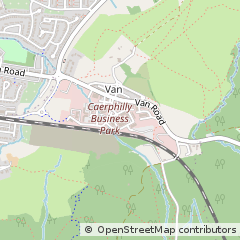 Map of Caerphilly, MID Glamorgan