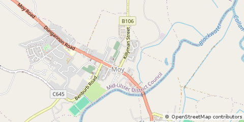 Map of Dungannon, Tyrone