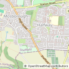 Map of Sheffield