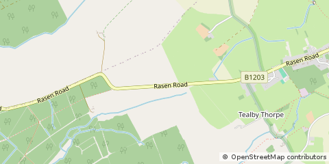 Map of Tealby, Lincoln