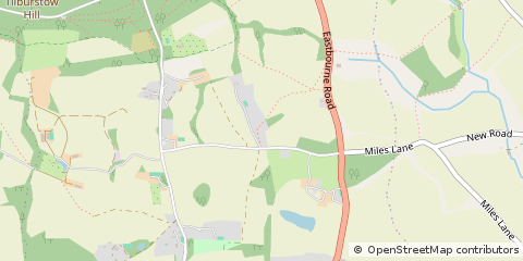 Map of South Godstone, Surrey