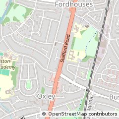 Map of Wolverhampton, West Midlands
