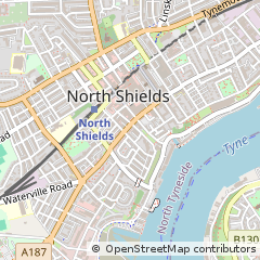 Map of North Shields