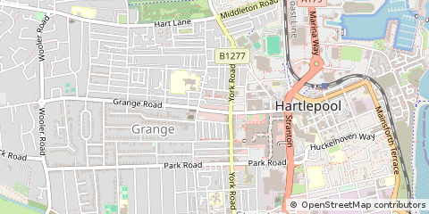Map of Hartlepool
