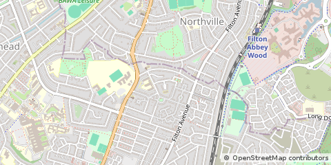 Map of Bristol, Avon