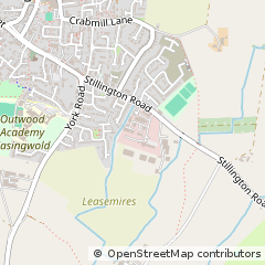 Map of Easingwold, North Yorkshire