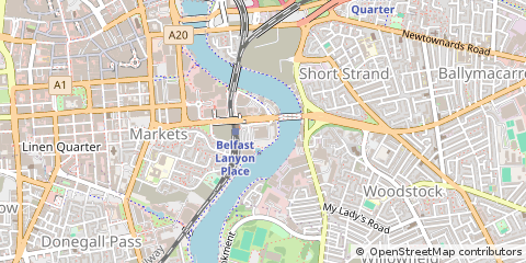Map of Belfast