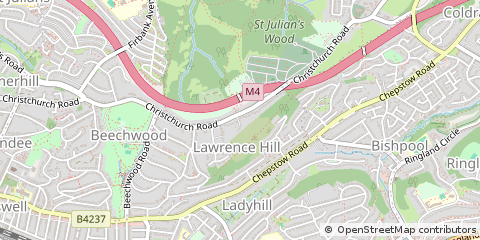 Map of South Wales