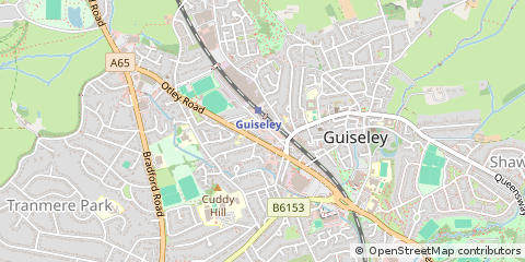 Map of Leeds, West Yorkshire