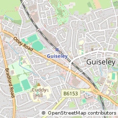Map of Leeds, West Yorkshire