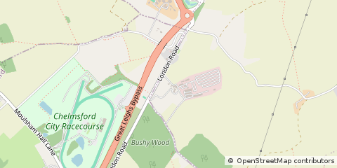 Map of Braintree, Essex