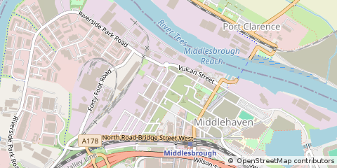 Map of Middlesbrough