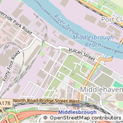 Map of Middlesbrough