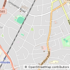 Map of Southport, Merseyside