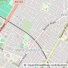 Map of Withington, Greater Manchester