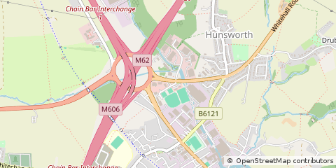 Map of Cleckheaton, West Yorkshire
