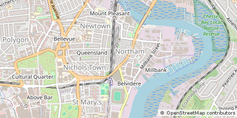 Map of Southampton, Hampshire