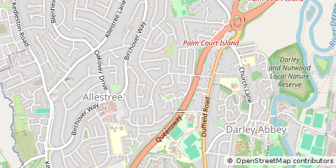 Map of Derby