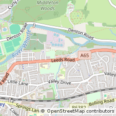 Map of Ilkley, West Yorkshire