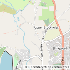 Map of Halifax, West Yorkshire
