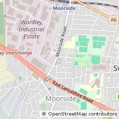Map of Swinton, Manchester