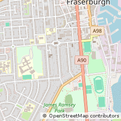 Map of Fraserburgh, Aberdeenshire