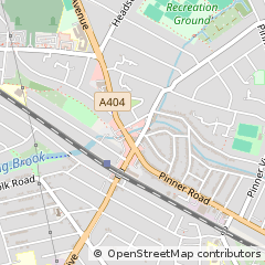 Map of North Harrow