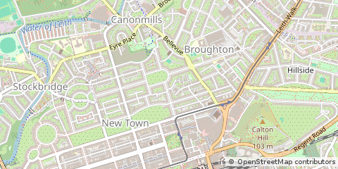 Map of Edinburgh