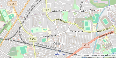 Map of Twickenham