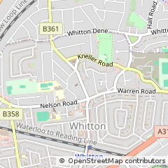 Map of Twickenham