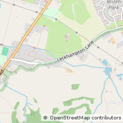 Map of Cheltenham, Gloucestershire