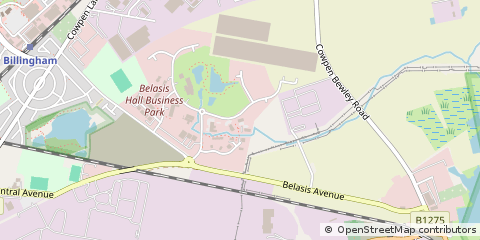 Map of Billingham, Stockton-on-Tees