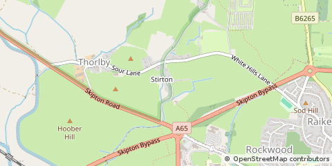 Map of Skipton, North Yorkshire