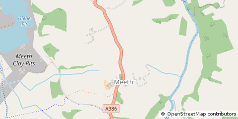 Map of Devon