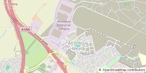Map of Huntingdon, Cambridgeshire