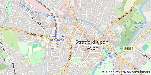 Map of Stratford-Upon-Avon