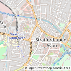 Map of Stratford-Upon-Avon