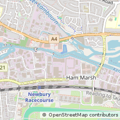 Map of Newbury, Berkshire