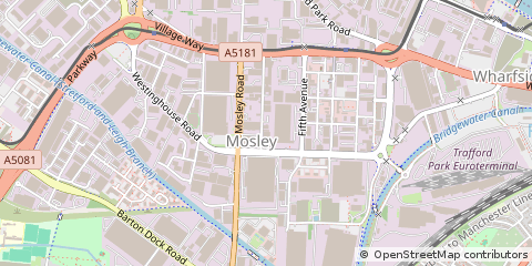 Map of Manchester