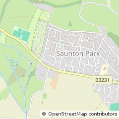Map of Braunton, Devon