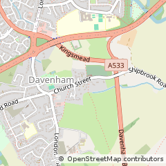 Map of Northwich, Cheshire