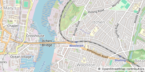 Map of Southampton