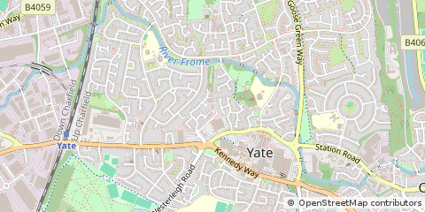 Map of Bristol, South Gloucestershire