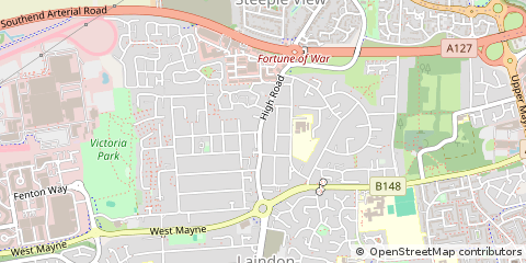 Map of Basildon